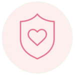 Shield icon representing prevention of future pelvic floor problems